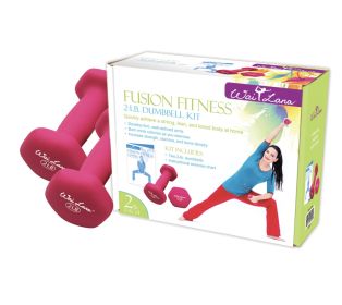 Fusion Fitness Dumbbell Kit-2Lb Pair (Pink)