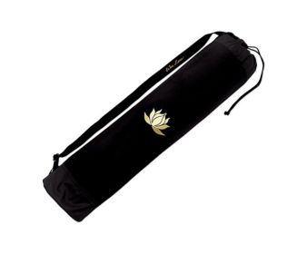 Black With Gold Lotus