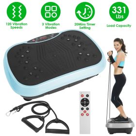 Home Use Vibration Exercise Platform for Lymphatic Drainage & Muscle Pain Relief, High Efficient Fat Burning Vibration Machine for Beginner & Advanced