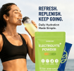Zero Sugar Electrolyte Powder Sticks, Lemon Lime Flavor 15 Count Dietary Supplement