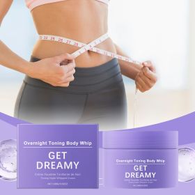 100g Night Time Skin Firming Body Care Cream, Deep Hydrating Whipped Body Moisturizing Lotion for Abdomen & Waist Skin Nourishing