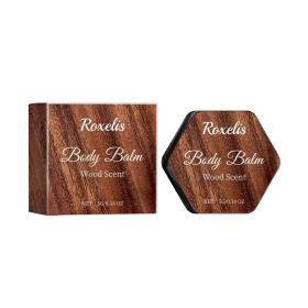 Roxelis Wood Balm Elegant Light Fragrance Refreshing Non-Sticky Lasting Fragrance Portable Charm Pocket Perfumed Balm