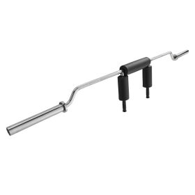 Safety Squat Bar, 700 LBS Fitness Squat Bar, Safety Squat Bar Attachment with Shoulder and Arm Pads, 28mm Diameter Weight Bar, Ideal for Front Squats