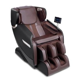 Massage Chair - Full Body Zero Gravity Recliner with Multi Auto Modes, 3D Shiatsu, Heating, Bluetooth Speaker, Airbag, Foot Roller, and Touch Scr