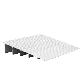 Door Threshold Ramp, 5 inch Rise, Aluminum Alloy Threshold Ramp Rated 800 lbs Load Capacity, Handicap Ramps for Home Steps for Wheelchair, Scoote