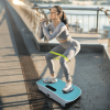Silent Vibration Platform Crazy Fitness Massage 10-Frequency Weight Loss & Fat Burner Body Shaking Machine For Unisex Blue