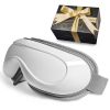 Eye Massager with Heat, Heated Eye Massage Mask with 5 Modes and Bluetooth Music, 180° Foldable Eye Care Massager for Migraines, Eye Strain