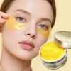 Golden Peptide Collagen Eye Mask, Moisturizing Eye Patches for Puffy Eyes and Dark Circles, 60PCS Hydrating Skincare