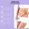 100g Night Time Skin Firming Body Care Cream, Deep Hydrating Whipped Body Moisturizing Lotion for Abdomen & Waist Skin Nourishing