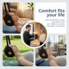 Adjustable Neck Traction Stretcher Strap for Cervical Relief, Portable Neck Decompression Device with Ear Holes & Release Buckle