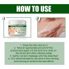 Natural Herbal Underarm Refreshing Care Cream 20g, Mild Gentle Body Freshening Moisturizer for Daily Underarm Odor Control