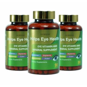 Lutein & Zeaxanthin Eye Vitamin And Mineral Supplement (Option: Yellow-3PCS)