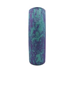 Taffy Honey-Comb EVA Foam Roller (Material: EVA Foam, Color: purple-turquoise)