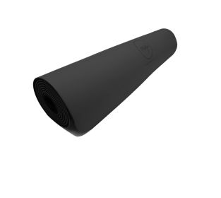 PU + NR Yoga Mat (Material: Natural Rubber & Eco-Polyurethane, Color: Black)