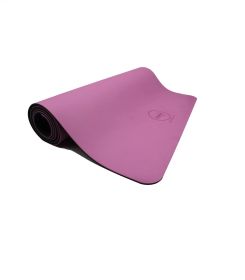 PU + NR Yoga Mat (Material: Natural Rubber & Eco-Polyurethane, Color: Pink)