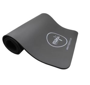 NBR Premium Eco Exercise Mat (Material: Nitrile Butadiene rubber, Color: Black)