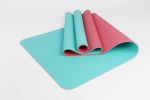 2 Tone TPE Premium Yoga Mat Eco Friendly