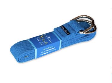 6Ft Yoga Strap (Color: Blue)