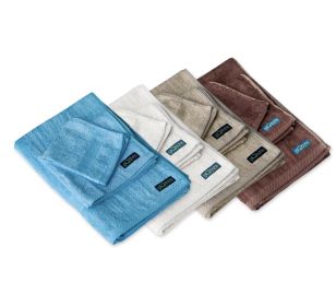 Bamboo Towel Set (All 3 Sizes) (Color: Chocolate)