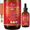 WINYEL Cayenne Pepper Drops Herbal Supplement, Hawthorn Berry, Vitamin D3 K2, Beet Root, Ceylon Cinnamon, Turmeric & Berberine Extract, 60ML