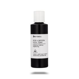 Cleansing & Hydrating Facial Toner with Saffron & Rose Water (size: 4 fl oz/120 mL)