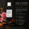 Cleansing & Hydrating Facial Toner with Saffron & Rose Water