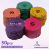 50pcs Spiral Incense, Lemongrass, Rose, Jasmine, Lavender Orange Aromatherapy Coils, Burning Time 3-4 Hours Suitable for Air Purification, Yoga