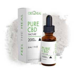 Pure CBD Oil Tincture (CBD2HEAL) (Dosages: 2000mg)
