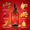 WINYEL Cayenne Pepper Drops Herbal Supplement, Hawthorn Berry, Vitamin D3 K2, Beet Root, Ceylon Cinnamon, Turmeric & Berberine Extract, 60ML