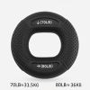 40-80LB Strength Hand Grip Ring; Muscle Power Training Silicone Ring; Fitness Body Building Carpal Expander Training Finger Ring