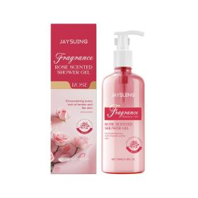 Jaysuing Lady Rose Fragrance Shower Gel Shower Stay Fragrance Clean Body Lady Shower Clean And Refreshing (Scent: Rose)