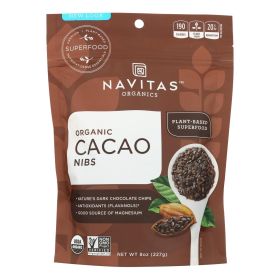 Navitas Naturals Cacao Nibs - Organic - Raw-Case Of 12 (size: 8oz)