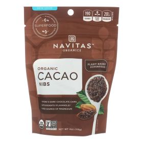 Navitas Naturals Cacao Nibs - Organic - Raw -Case Of 12 (size: 4oz)
