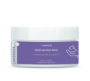 Dead Sea Mud Mask with Lavender Oil â€“ 4oz Detoxifying & Purifying Face Mask â€“ Infused with Spearmint (Scent: Lavender)