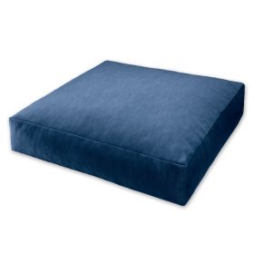 Jaxx Brio Large DÃ©cor Floor Pillow / Meditation Yoga Cushion, Plush Microvelvet (Color: Indigo)