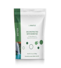 Sea Salt Fizzy Deconstructed Detox Bath Bomb â€“ 14oz Bath Fizz (Scent: SpearmintLemon)